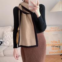 Polyester Women Scarf thermal knitted Solid PC