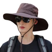 Cotton polyester fabrics Outdoor Sun Hat sun protection & for men weave Solid PC