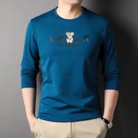 Polyester Männer Langarm T-shirt, Gedruckt, Brief, mehr Farben zur Auswahl,  Stück