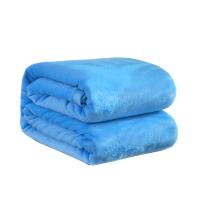 Polyester Blanket thicken plain dyed Solid PC