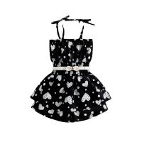 Cotton Children Jumpsuit & for girl printed heart pattern PC