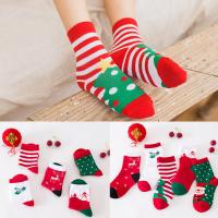 Polyester Christmas Stocking & sweat absorption & breathable jacquard Cartoon Lot