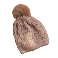 Caddice Knitted Hat with fur ball & thicken & thermal & unisex knitted : PC