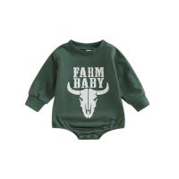 Baumwolle Crawling Baby Anzug, Gedruckt, Brief, mehr Farben zur Auswahl,  Stück