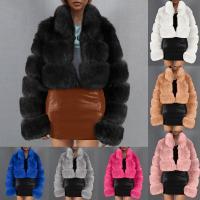 人工毛皮 女性コート 単色 選択のためのより多くの色 一つ