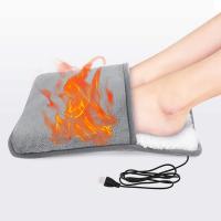 Flannel Electric Foot Warmer with USB interface & thermal gray PC