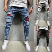 Cotton Ripped & Plus Size Men Jeans PC