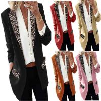 Cotton Women Suit Coat leopard PC