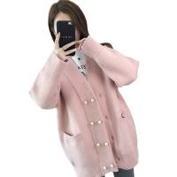 Polyester Women Coat loose Spandex Solid : PC