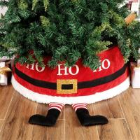 Lepicí lepená tkanina Vánoční strom sukně Rosso kus