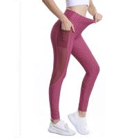Polyester High Waist Women Yoga Pants & skinny Spandex PC