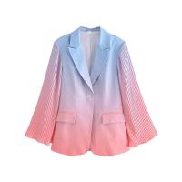 Polyester Women Suit Coat slimming patchwork PC
