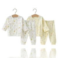 Coton peigné Ensemble de vêtements de bébé Pantalon & Retour au début Dessin animé plus de couleurs pour le choix Ensemble