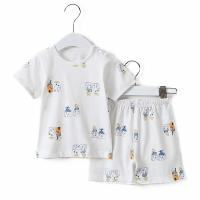 Gekämmte Baumwolle Baby-Kleidung-Set, Hosen & Nach oben, unterschiedliche Farbe und Muster für die Wahl, mehr Farben zur Auswahl,  Festgelegt