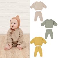Cotton Slim Baby Clothes Set & two piece patchwork Set