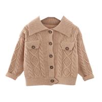 Acrylique Manteau de fille Tricoté Solide plus de couleurs pour le choix pièce