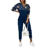 Polyester Vrouwen Casual Set Lange broek & Boven meer kleuren naar keuze Instellen