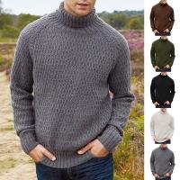 Acrylic Men Sweater knitted Solid PC
