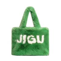 Plush Tote Bag Handbag soft surface letter PC