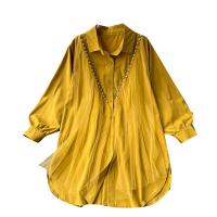 Gaas & Chiffon Vrouwen lange mouwen blouses Solide meer kleuren naar keuze : stuk