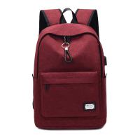Oxford Backpack large capacity & soft surface & with USB interface Solid PC