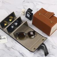 PU Leather Multifunction Glasses Case PC