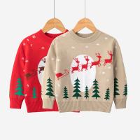 Viscose Girl Sweater christmas design knitted Deerlet PC
