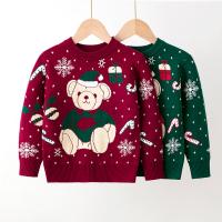 Viscose Girl Sweater christmas design knitted Cartoon PC
