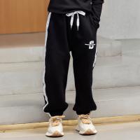Cotton Girl Casual Pant & loose letter black PC