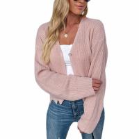 Polyester Women Coat & loose Solid pink PC