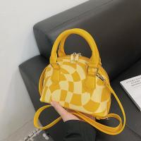 PU Leather hard-surface & Shell Shape Handbag attached with hanging strap PC