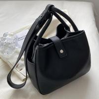 PU Leather Bucket Bag Shoulder Bag soft surface Lichee Grain PC