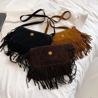 Frosted Material Tassels Crossbody Bag soft surface PC
