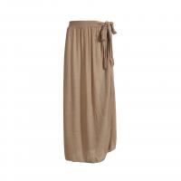 Polyester Step Skirt Beach Dress plain dyed Solid : PC