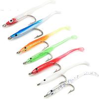 Plastic Bionic Fish Lure with hook Solid Bag