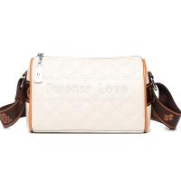 PU Leather Box Bag Shoulder Bag soft surface Argyle PC
