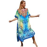 Cotton Women Sun Protection Clothing side slit & sun protection printed : PC