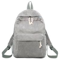 Velour Backpack large capacity & soft surface Solid PC
