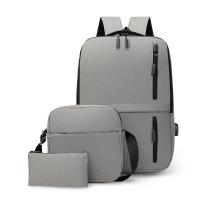 Oxford Backpack large capacity & hardwearing & three piece Solid Set