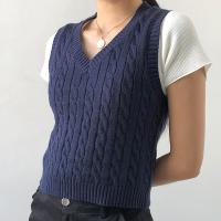 Acrylic Slim Women Vest knitted PC