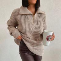 Polyester Women Sweater & loose Solid PC