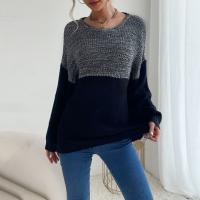Polyester Slim Women Sweater grey and black PC