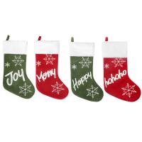 Flannelette & Adhesive Bonded Fabric Christmas Stocking christmas design knitted PC