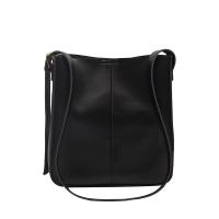 PU Leather Tote Bag Shoulder Bag soft surface & two piece Solid Set
