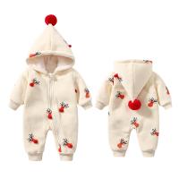 Cotton With Siamese Cap Baby Jumpsuit fleece & thermal PC