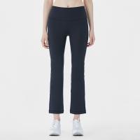 Nylon Women Yoga Pants & breathable patchwork Solid black PC