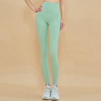 Poliamida Pantalones Mujer Yoga, labor de retazos, Sólido, más colores para elegir,  trozo