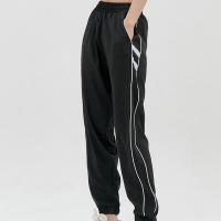 Polyester Women Sports Pants & breathable patchwork PC