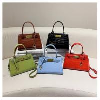 PU Leather Handbag soft surface & attached with hanging strap & waterproof Solid PC