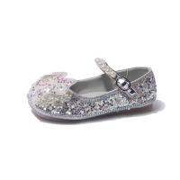 PU Leather velcro Girl Kids Shoes & for girl & anti-skidding Plastic Sequins & Rubber Solid Pair